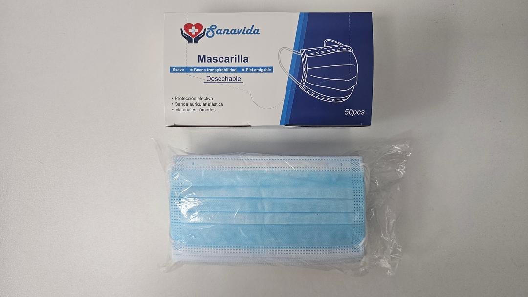 Mascarillas desechables